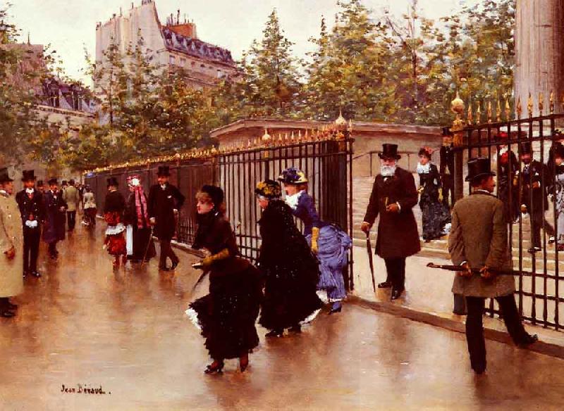 Jean Beraud Sortant De La Madeleine